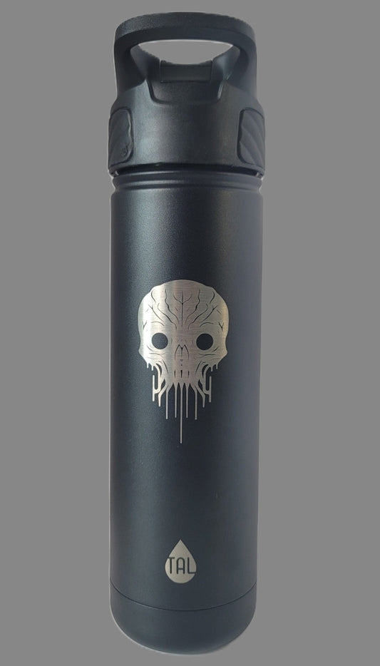 FollowMeFright™ TAL Black Stainless Steel Insulated Water Bottle - Black